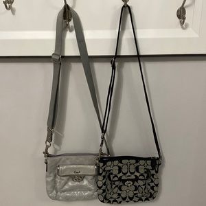 Coach crossbody fabric bags